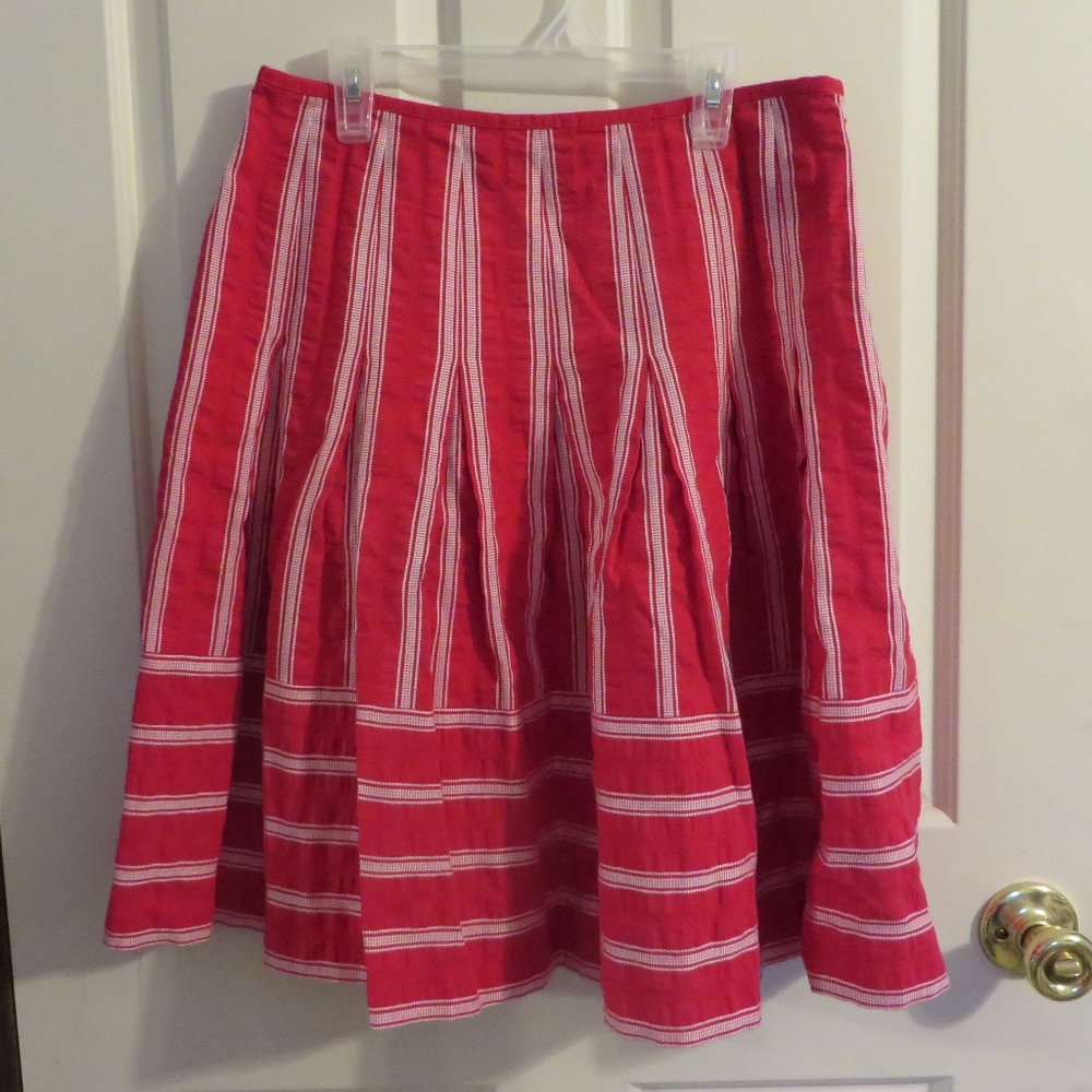 Talbots Pink Flared Skirt